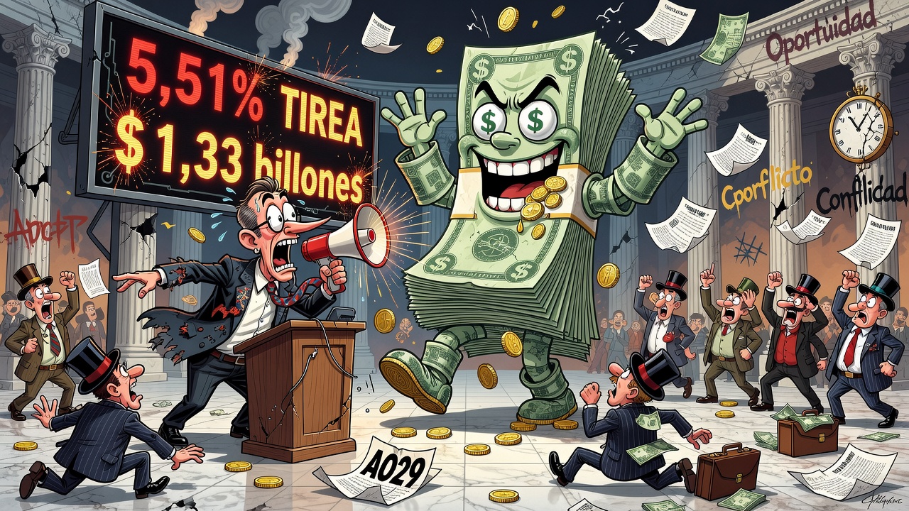 Image for Tesoro colocó $1,33 billones a tasa de 5,51% TIREA en licitación