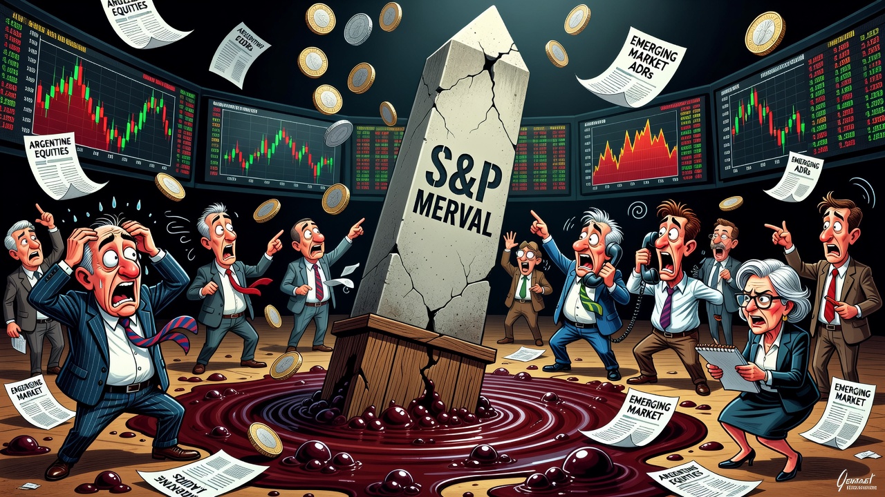 S&P Merval cerró en 3.086.784 puntos con una baja del 0,45%