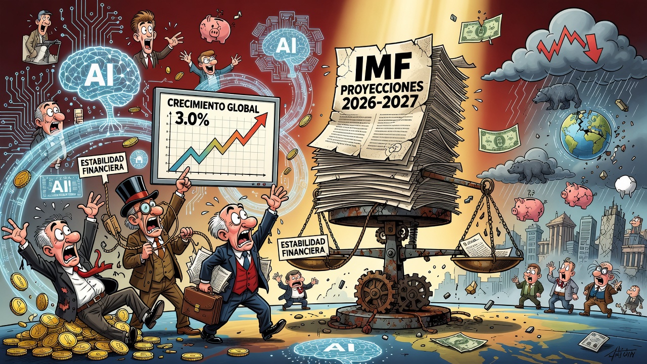 El FMI proyecta crecimiento global del 3,0% para 2026 en actualización de perspectivas económicas