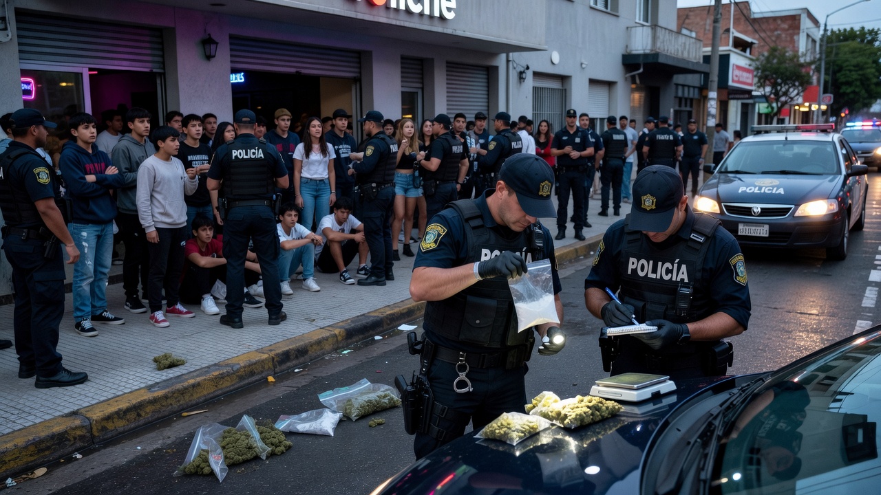 Operativo antidrogas en boliches: secuestraron cocaína y marihuana y detectaron a 97 menores