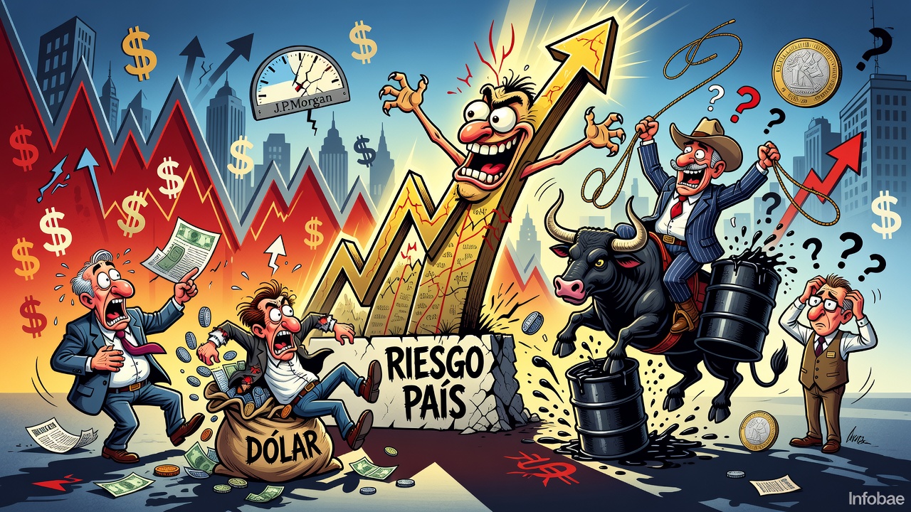 Riesgo país subió a 489 puntos, máximo en dos meses