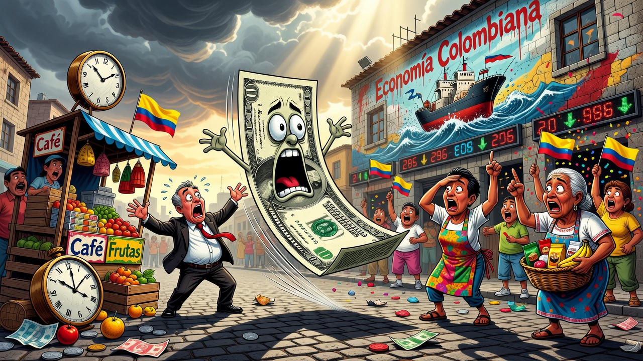 El dólar en Colombia cayó a su nivel más bajo en siete años