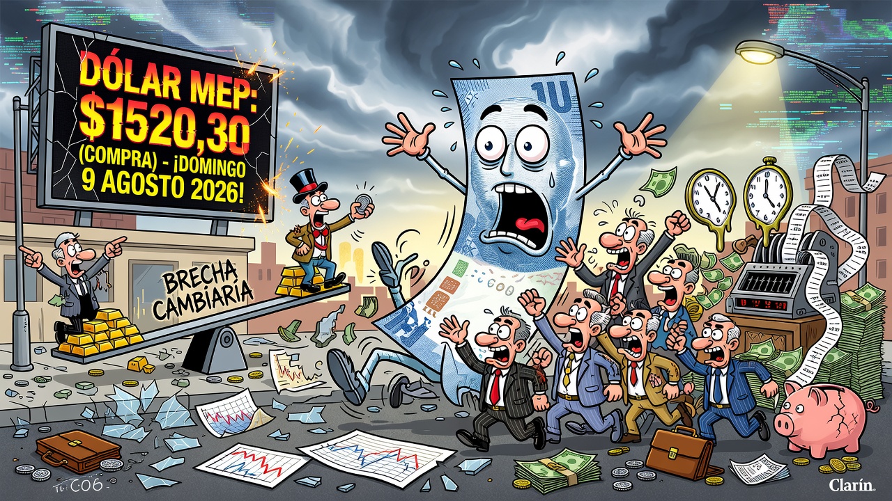 Image for Dólar MEP cotiza a $1520,30 para la compra este domingo 9 de agosto