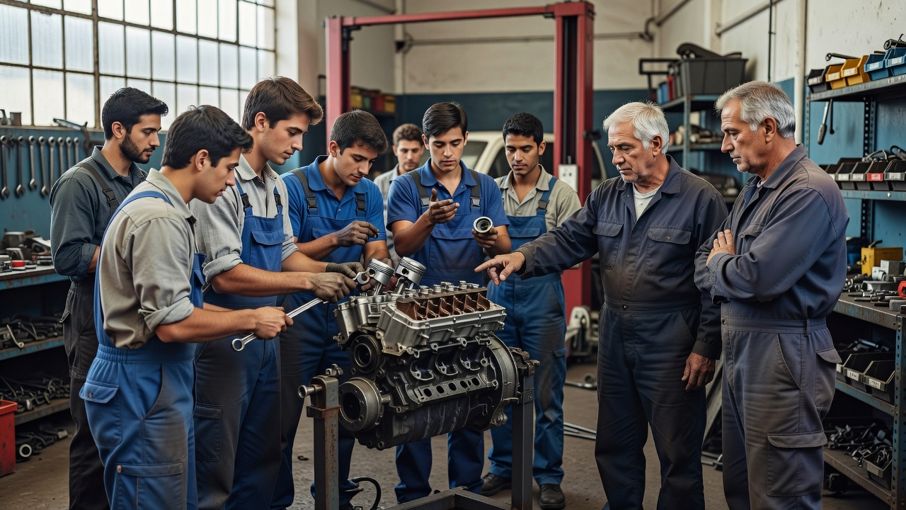 Image for "Si no incorporamos gente joven, el oficio se va perdiendo": lanzan cursos para formar nuevos mecánicos