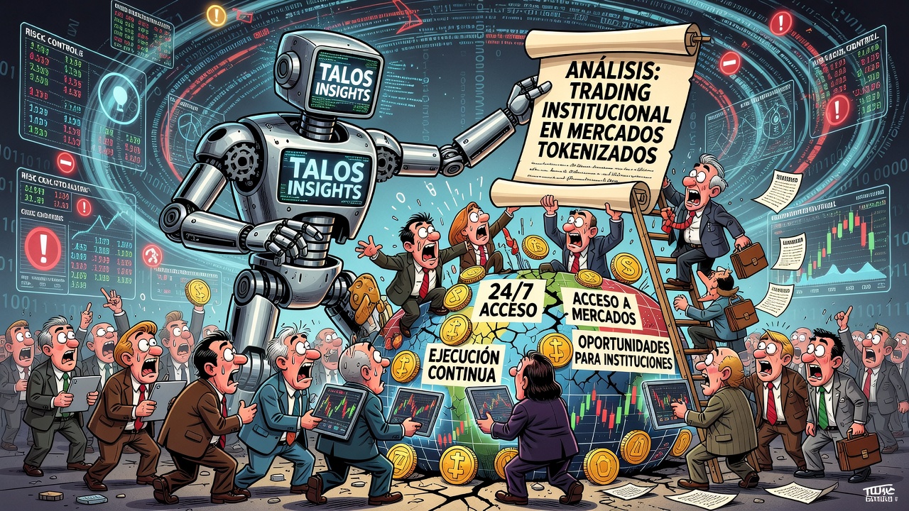 Image for Talos publica análisis sobre trading institucional en mercados tokenizados