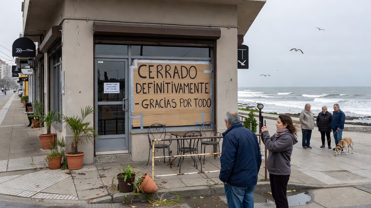 Otro más: un reconocido café frente a la costa de Mar del Plata cierra sus puertas