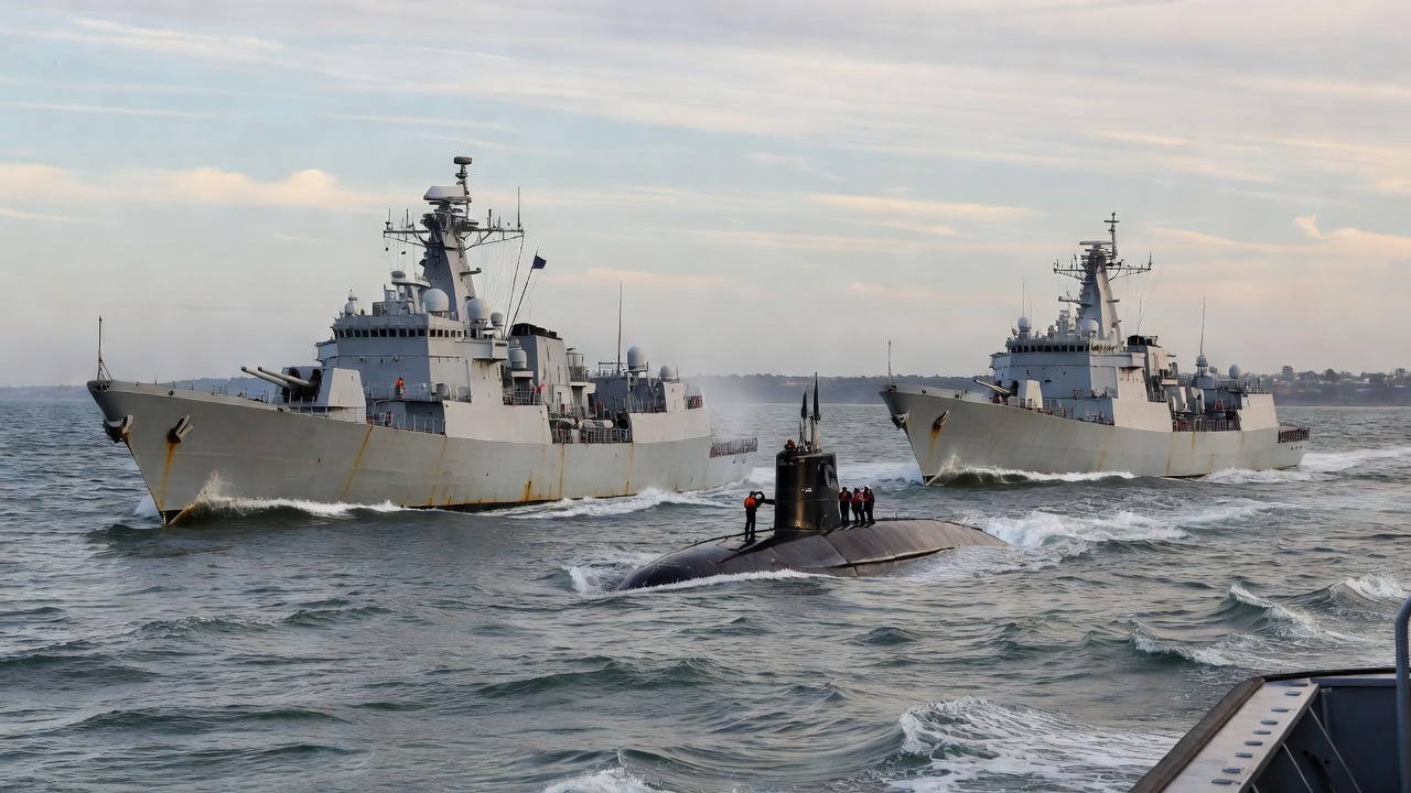 Buques y submarinos de Argentina y Brasil realizarán maniobras frente a Mar del Plata