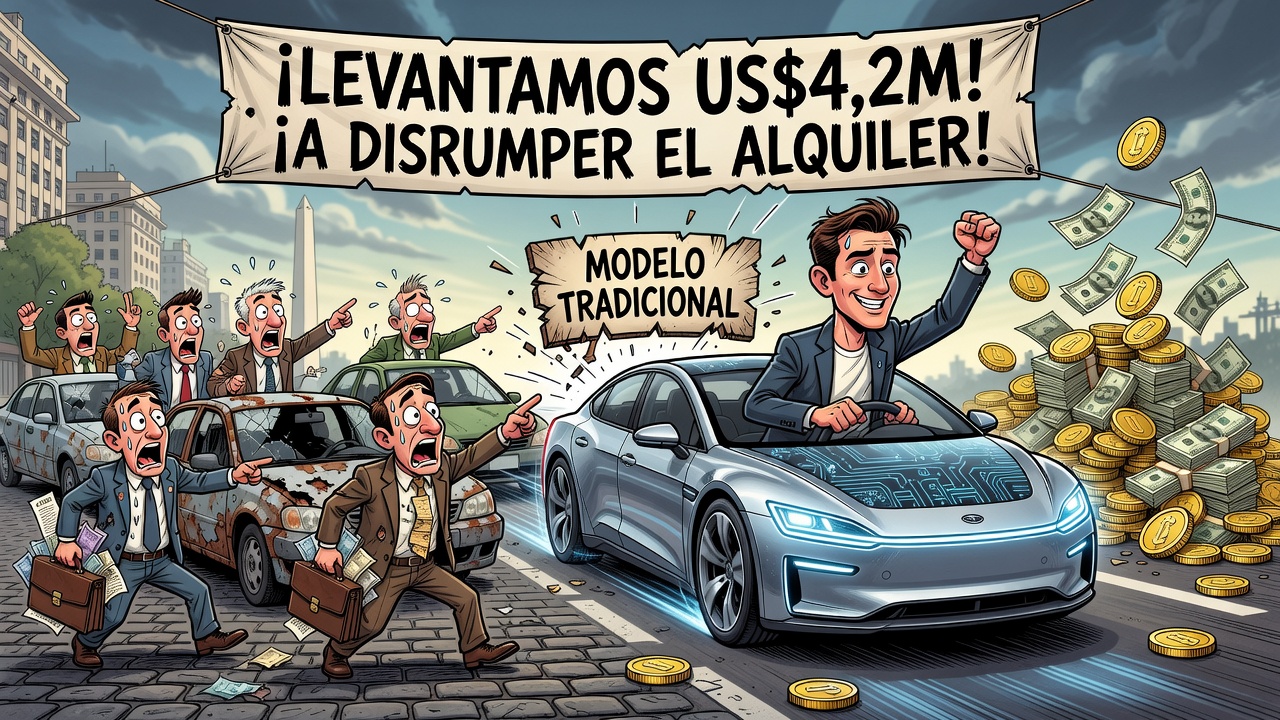 La startup que quiere cambiar el negocio del alquiler de autos levantó US$4,2 millones