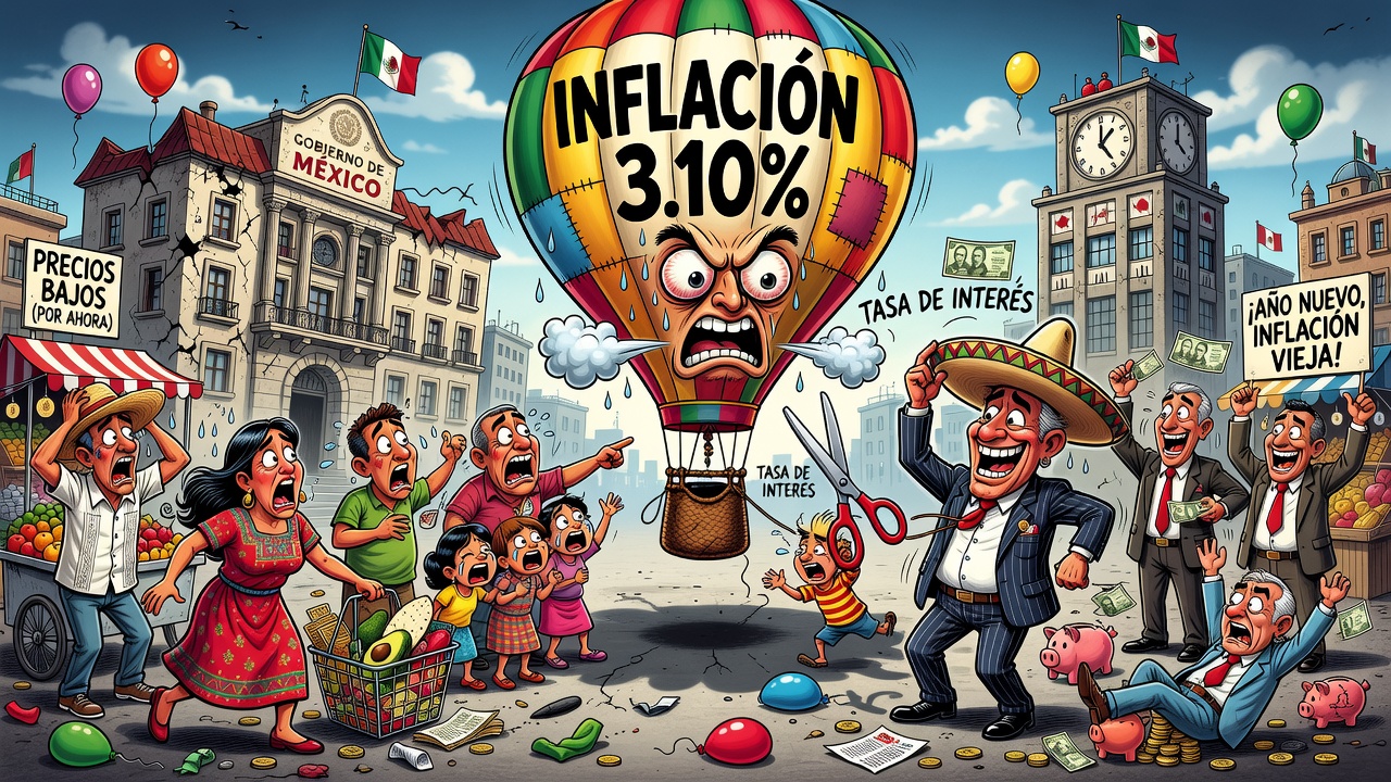 Inflación general anual en México se ubicó en 3,10% en la primera quincena de julio