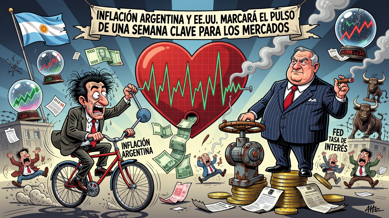 La inflación de Argentina y EEUU marcará el pulso de una semana clave para los mercados
