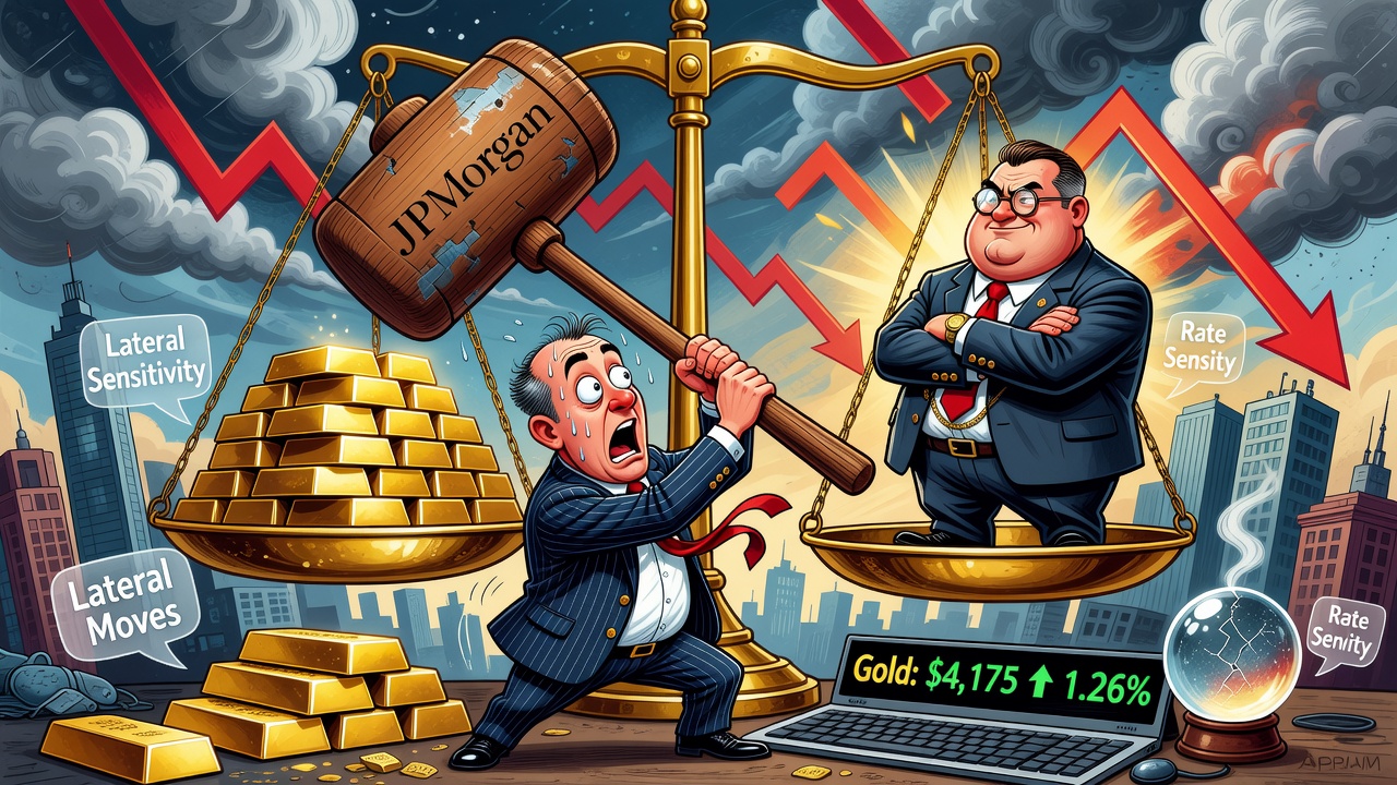 Image for JPMorgan reduce su proyección de precio del oro para el cuarto trimestre de 2026