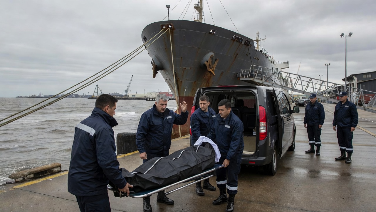 Murió un marinero ucraniano a bordo de un buque frente a Mar del Plata