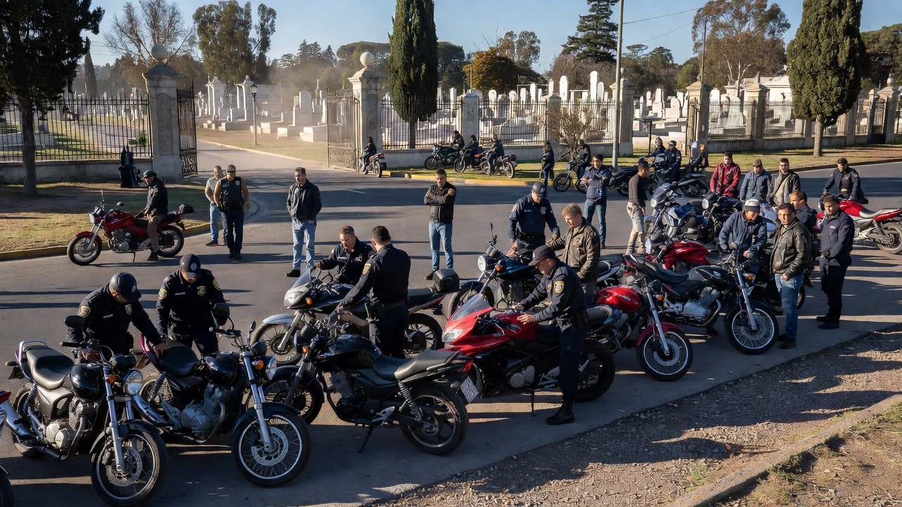 Caravana de motos en funeral de Mar del Plata terminó con 42 vehículos secuestrados por la policía