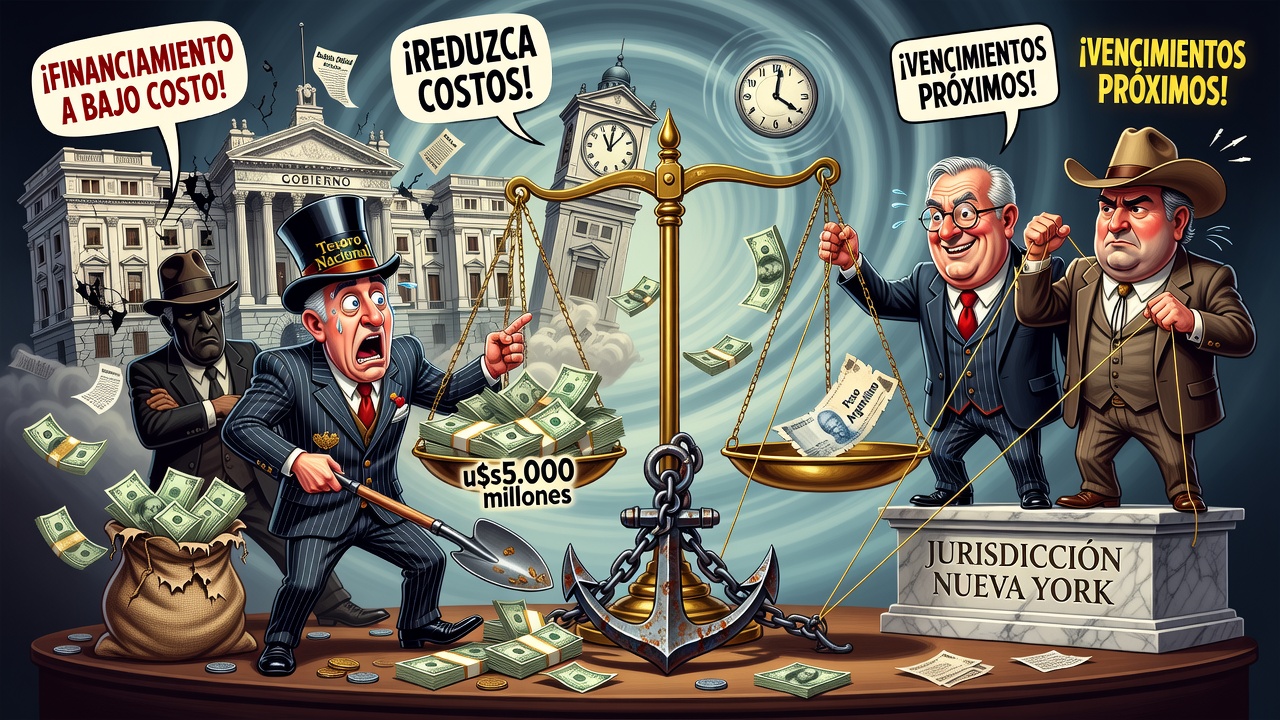 Image for El Gobierno autorizó toma de deuda por hasta u$s5.000 millones con jurisdicción en Nueva York