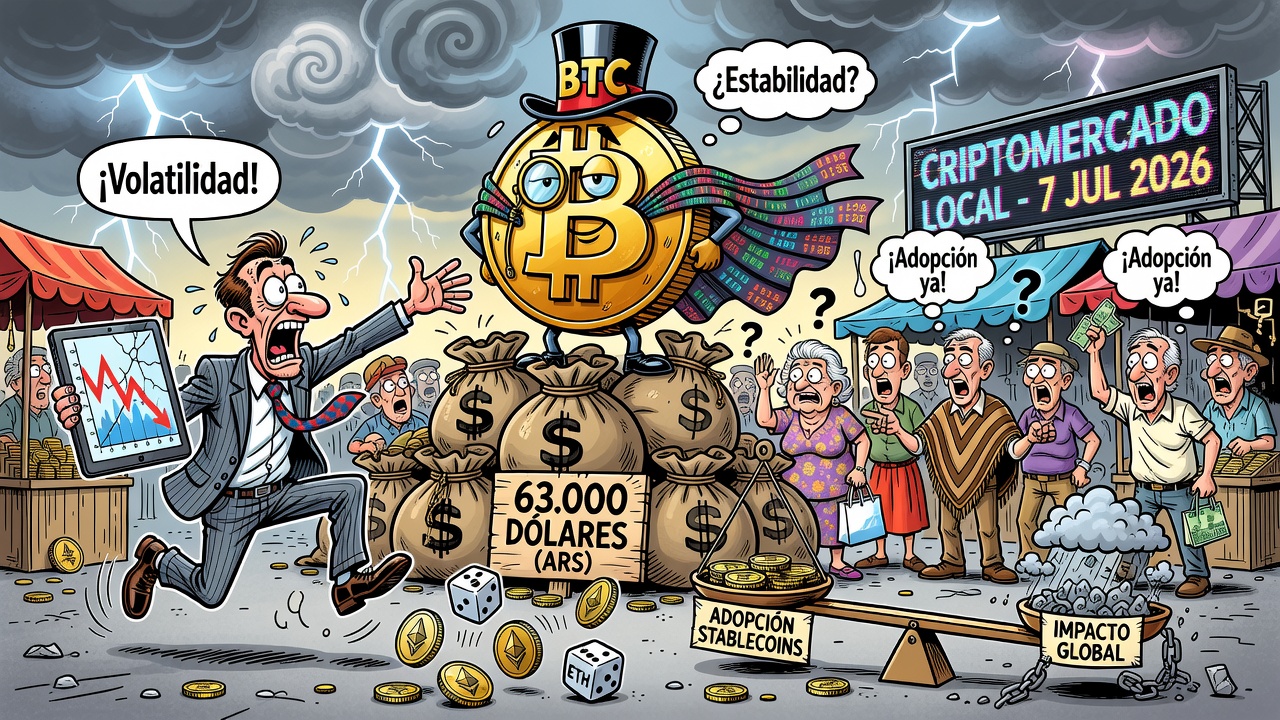 Image for Precios de Bitcoin y principales criptomonedas en Argentina al 7 de julio de 2026