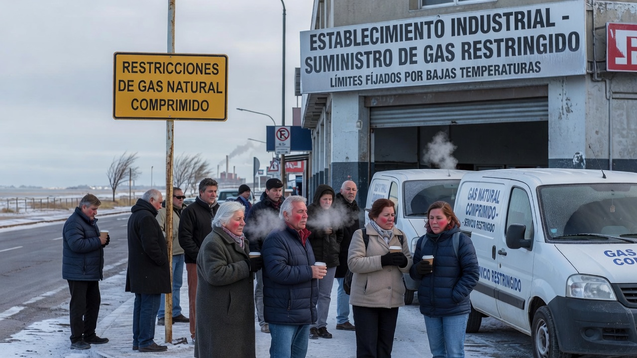 Con el frío intenso vuelven las restricciones de gas