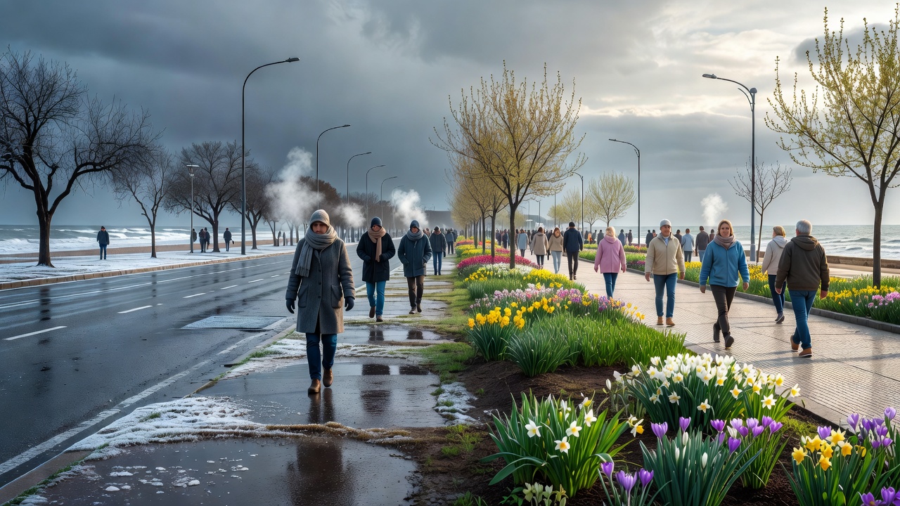 Días helados, algo de lluvias y el regreso de la “primavera”: el clima para esta semana en Mar del Plata