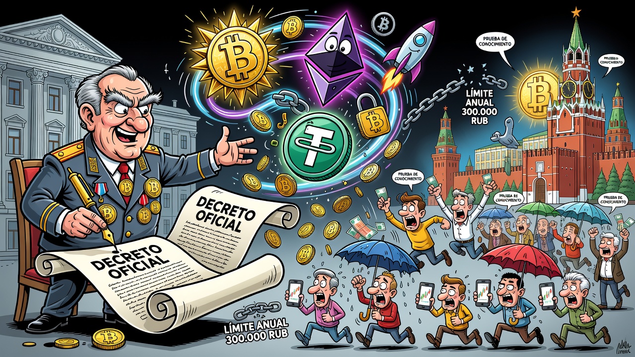 Rusia autoriza la negociación con bitcoin, ethereum y tether para particulares