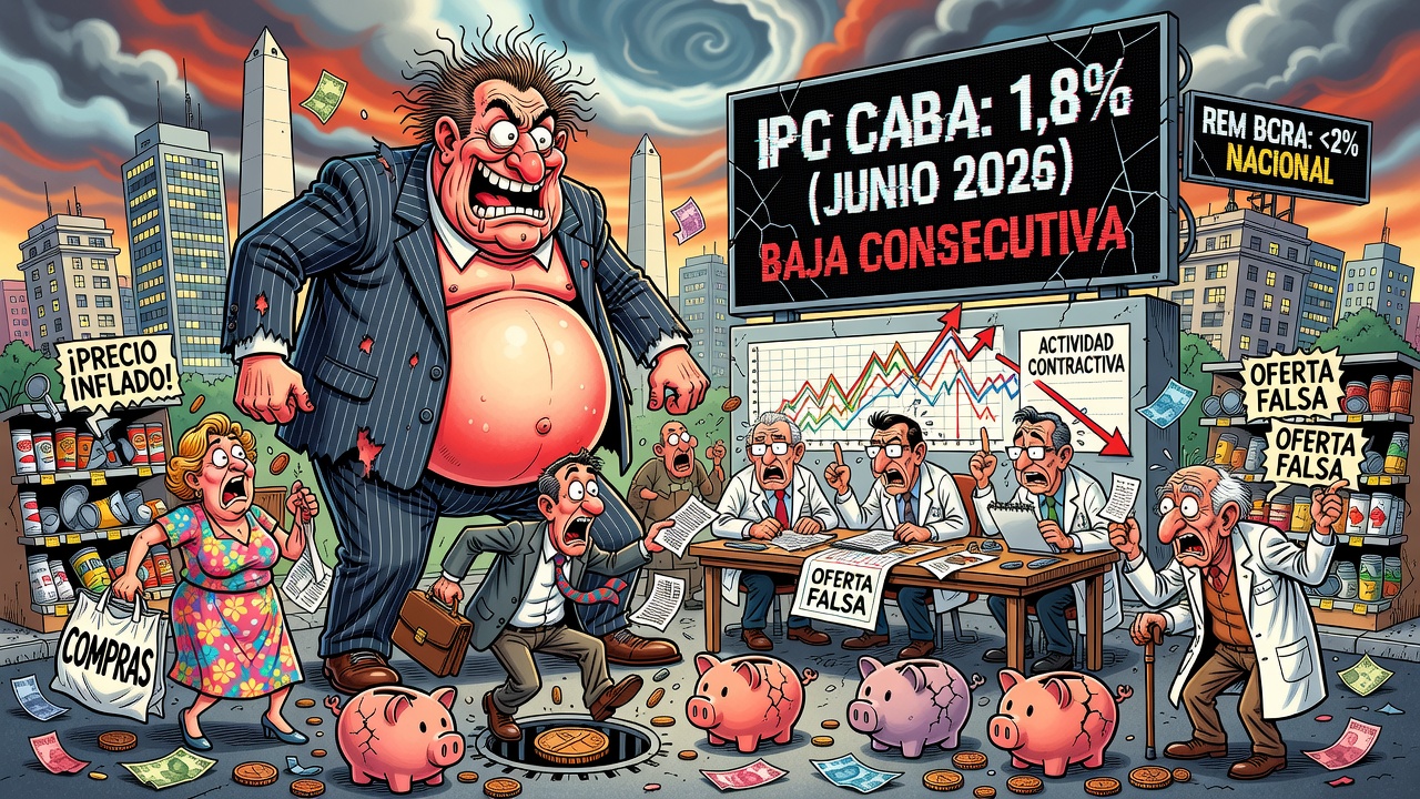 Image for Inflación en CABA fue de 1,8% en junio según datos oficiales