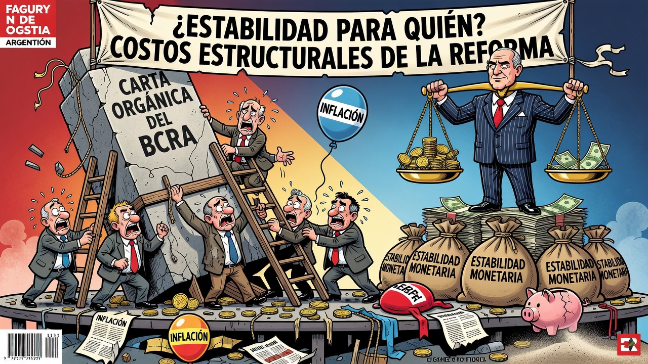Analizan costos estructurales de la reforma de la Carta Orgánica del BCRA