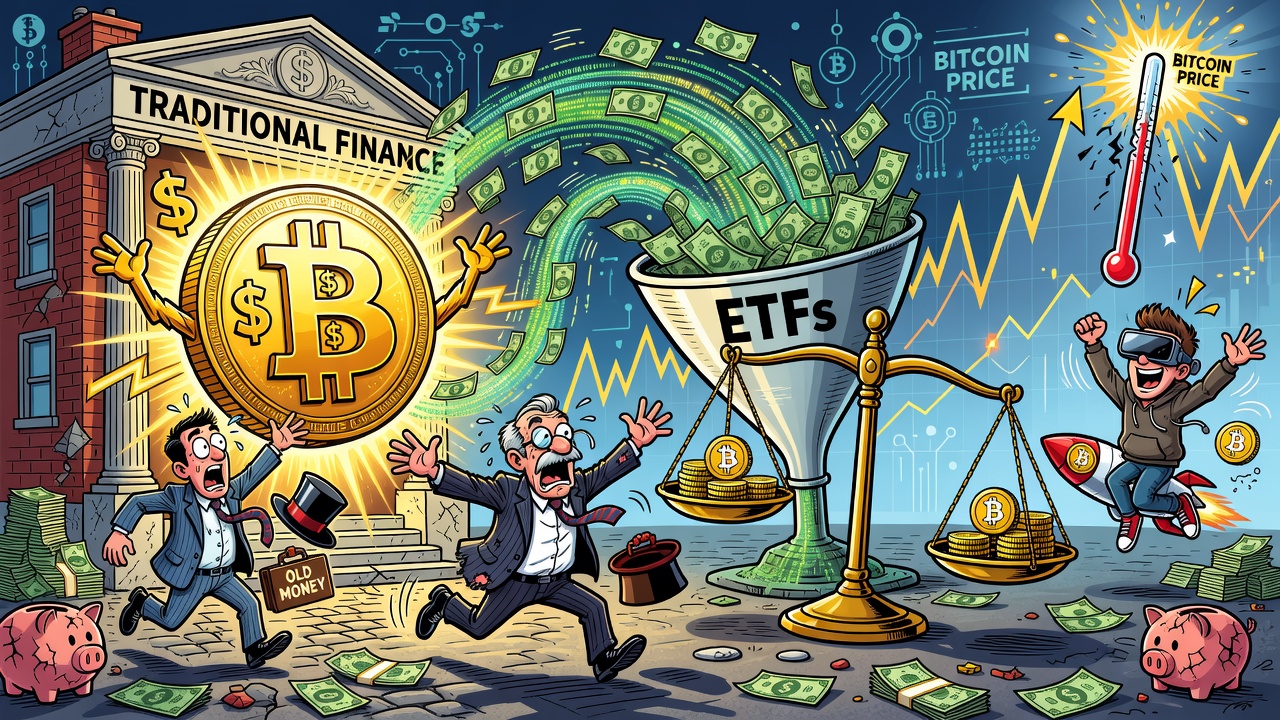 ETFs de Bitcoin registran cinco días consecutivos de entradas de capital