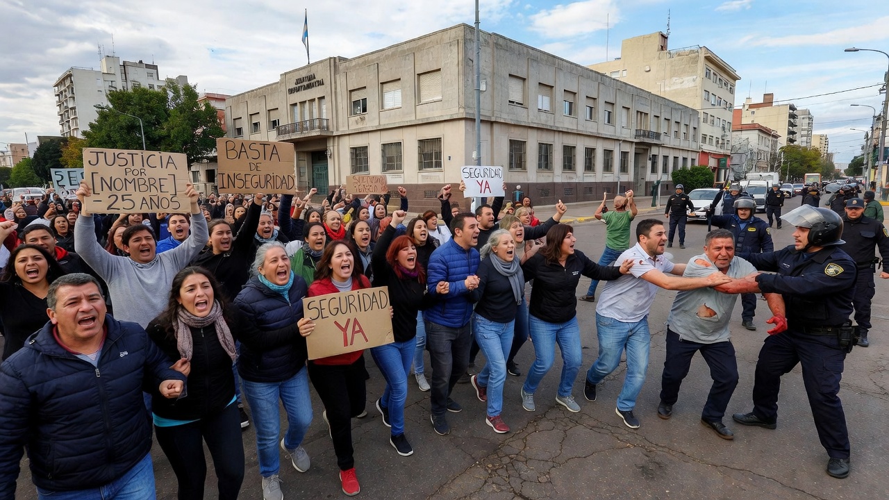 Image for Tres brutales crímenes desatan marchas e incidentes en Mar del Plata y la provincia reforzará la seguridad