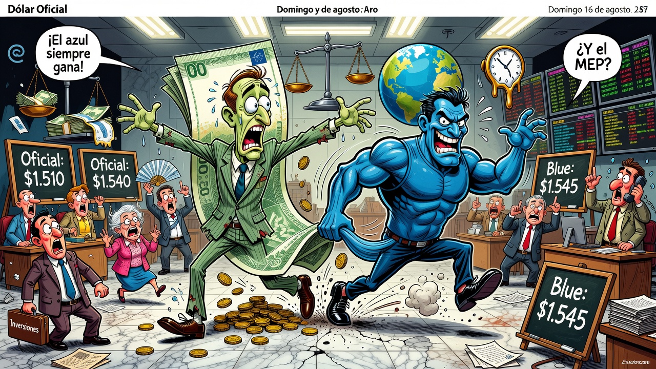 Dólar oficial hoy y dólar blue: a cuánto cotizan este domingo 16 de agosto