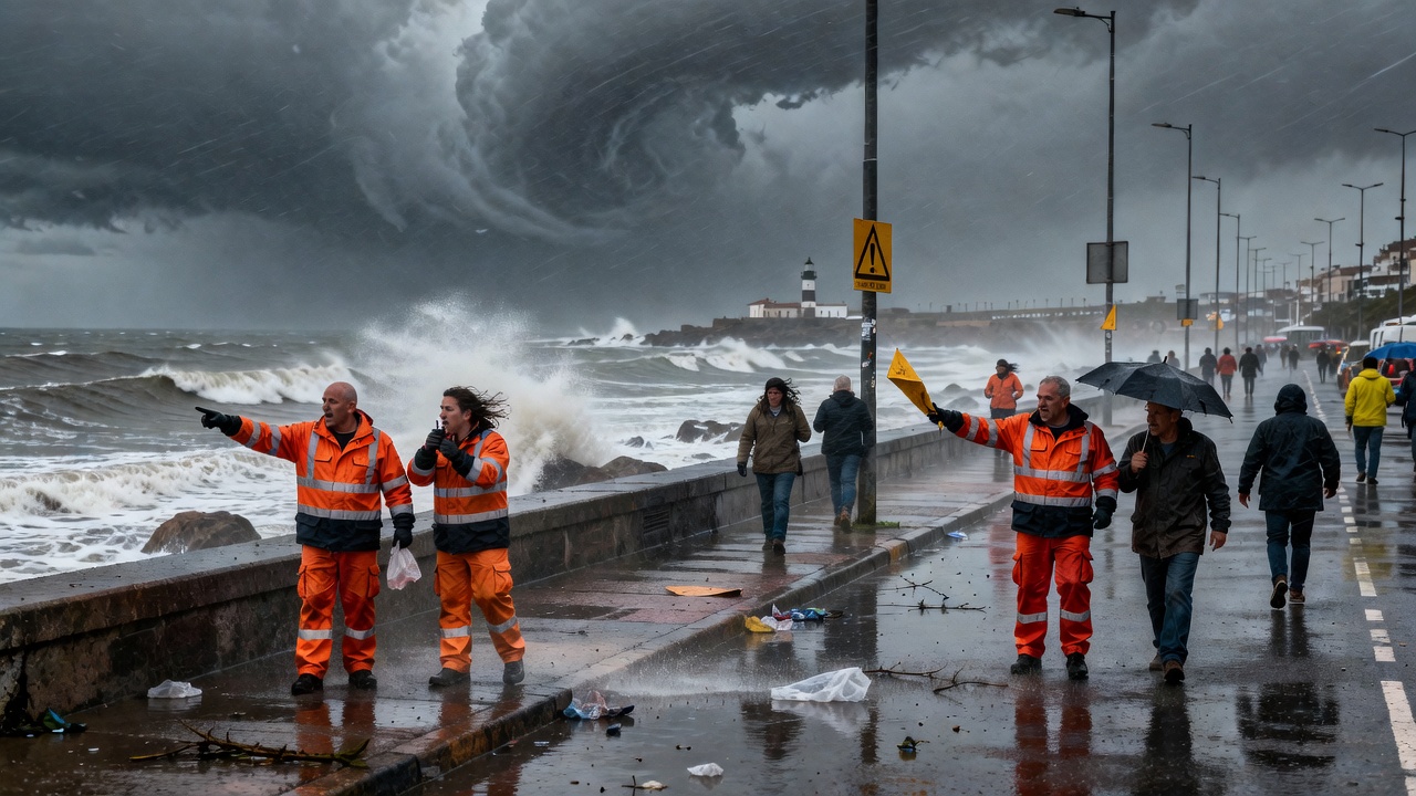 Alerta naranja por tormentas en Mar del Plata con ráfagas de hasta 90 km/h