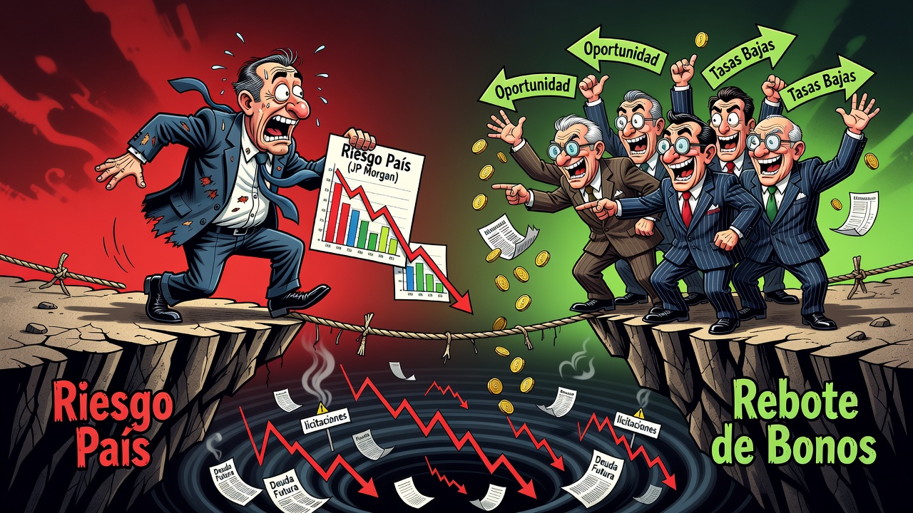 Image for Riesgo país toca nivel más bajo desde 2018