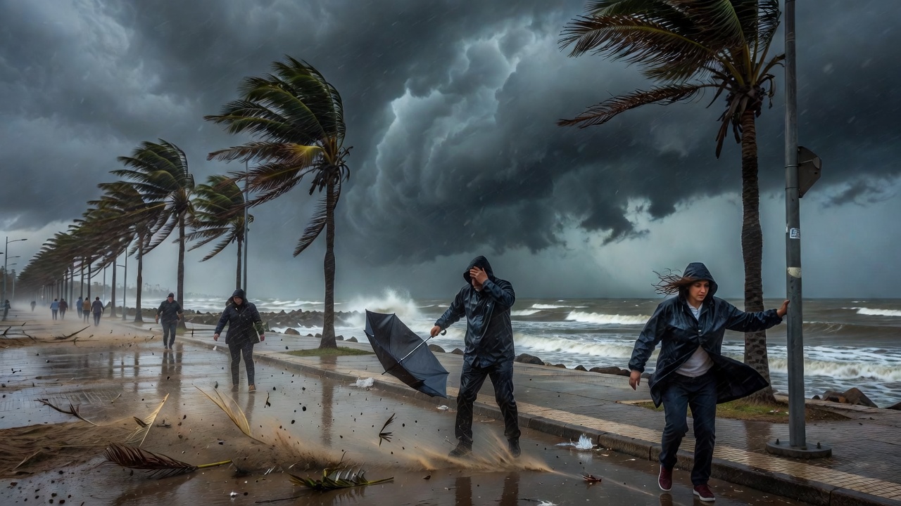 Alerta naranja por tormentas en Mar del Plata: se esperan ráfagas de hasta 90 km/h