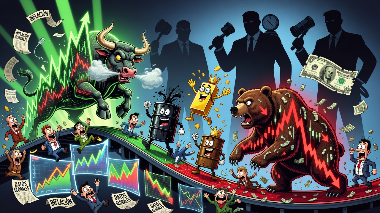 Image for Wall Street y commodities repuntan en medio de expectativas por datos económicos globales