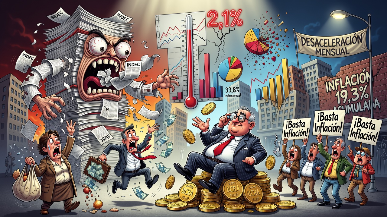 Image for INDEC reportó inflación de 2,1% mensual en julio de 2026