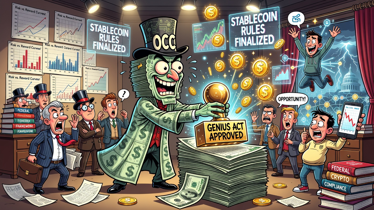 OCC avanza en reglas para stablecoins bajo la GENIUS Act