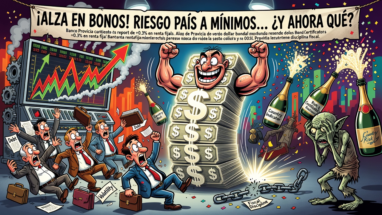 Image for Bonos soberanos en dólares cerraron al alza y riesgo país tocó mínimos recientes