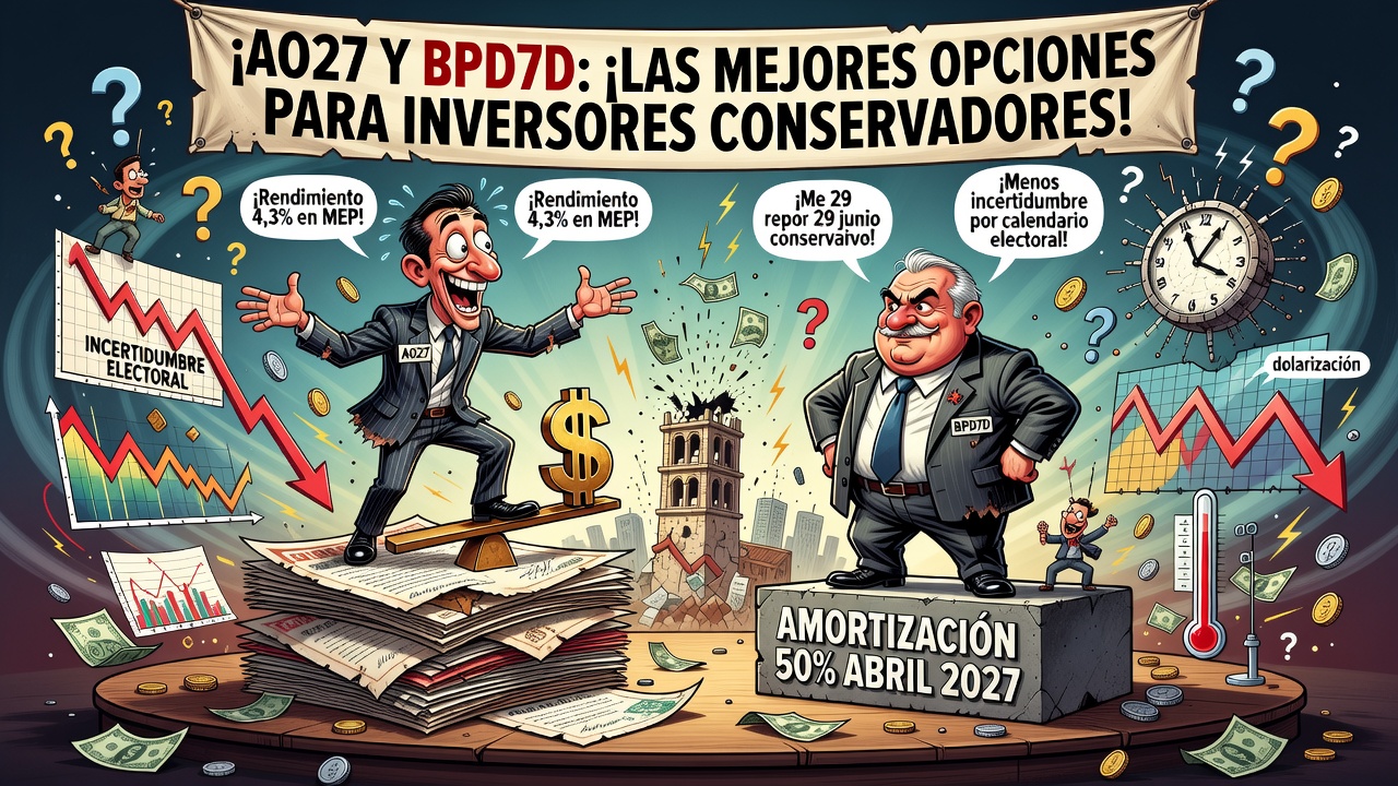 AO27 y BPD7D se perfilan como las mejores opciones para inversores conservadores