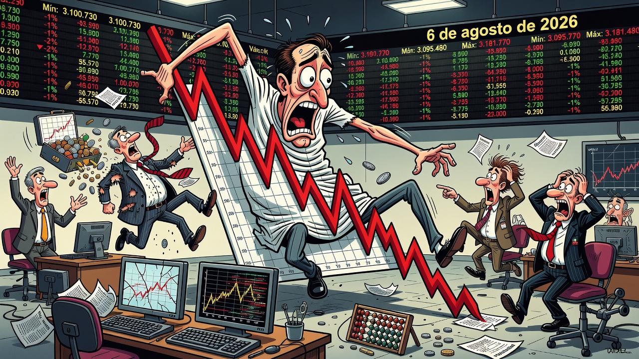 El S&P Merval cerró con pérdidas el 6 de agosto de 2026