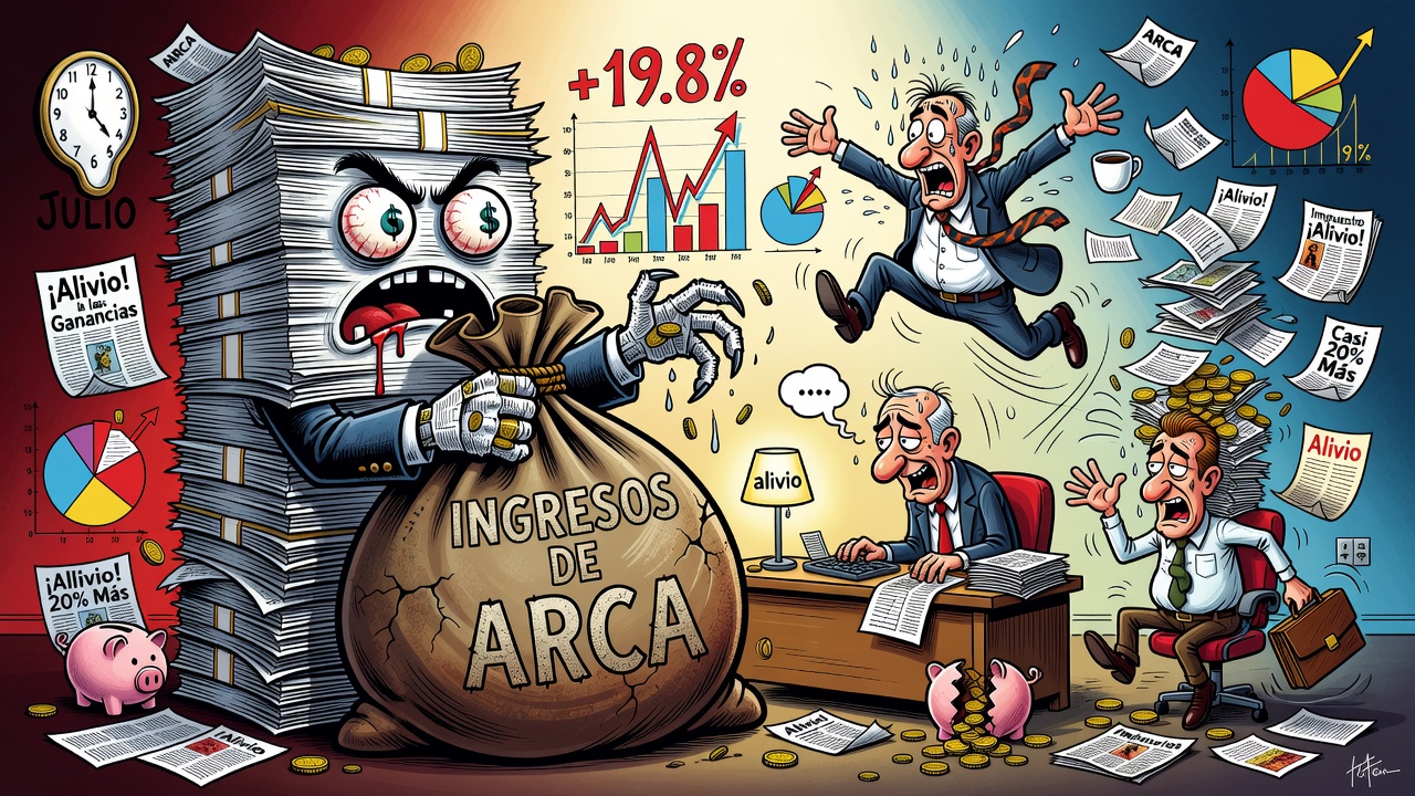 Ganancias: la recaudación del impuesto creció casi 20% en julio y dio alivio a los ingresos de ARCA