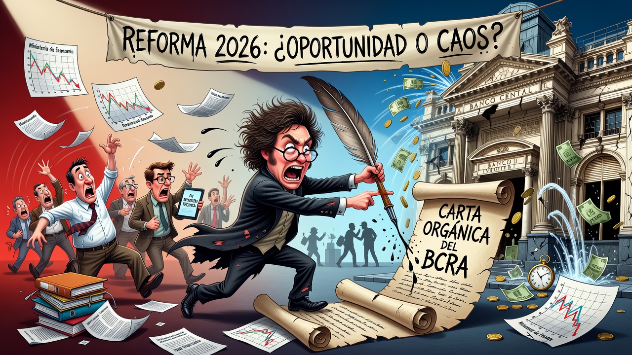 Image for Milei impulsa reforma de la carta orgánica del BCRA