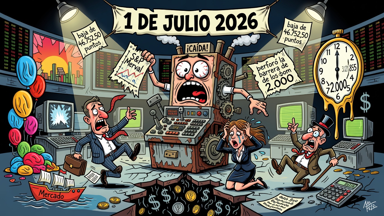 Image for El S&P Merval cerró con una caída del 1,48% el 1 de julio