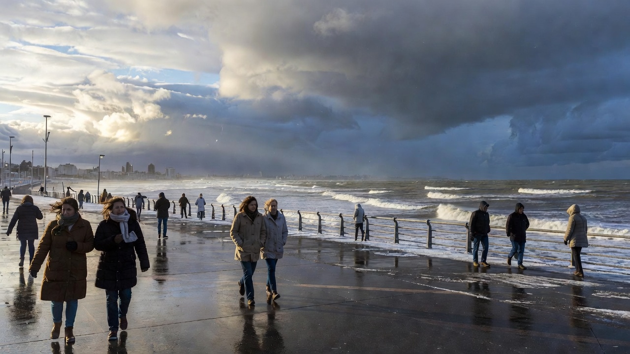 Frío extremo, días primaverales y lluvias: el clima para esta semana corta en Mar del Plata