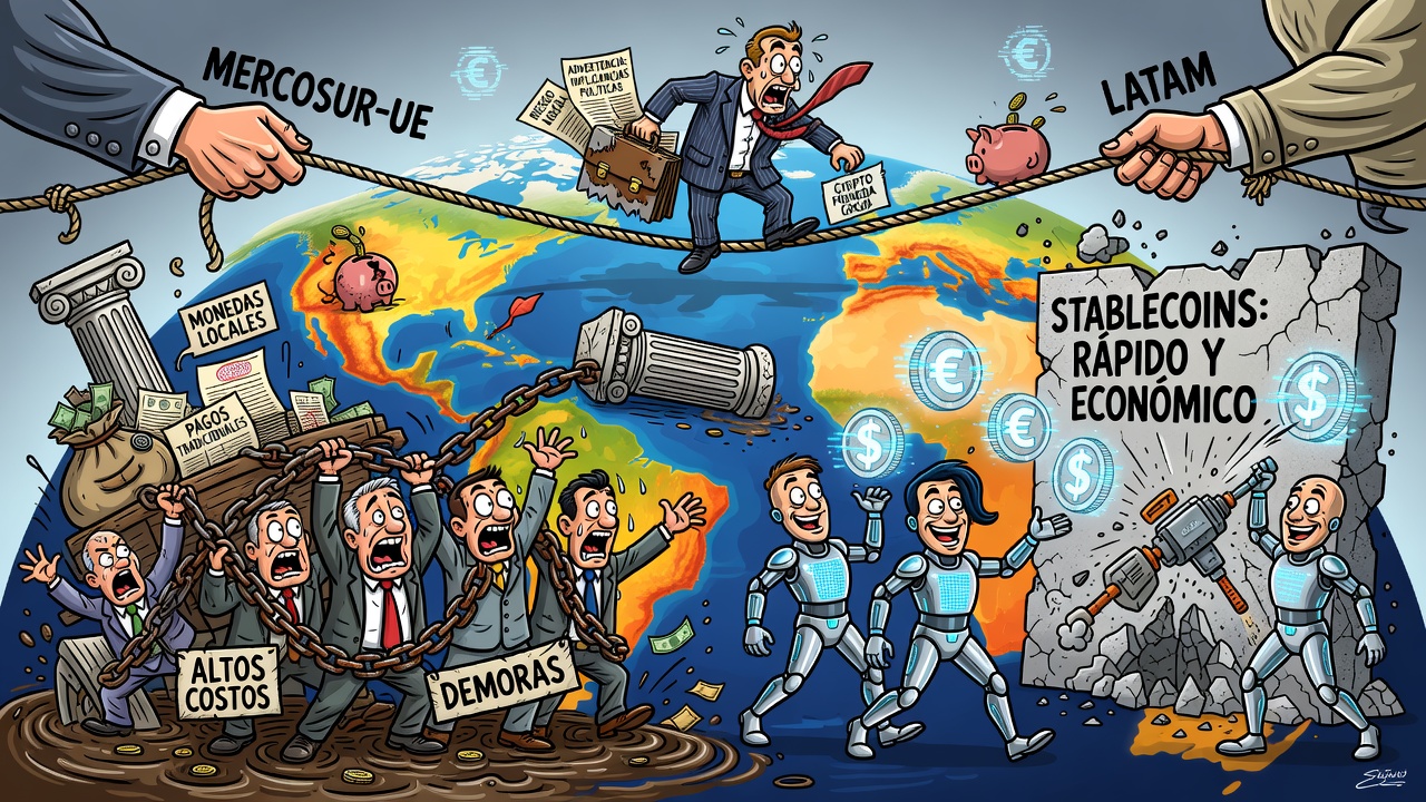 Image for Acuerdo Mercosur-UE podría impulsar adopción de stablecoins en LATAM