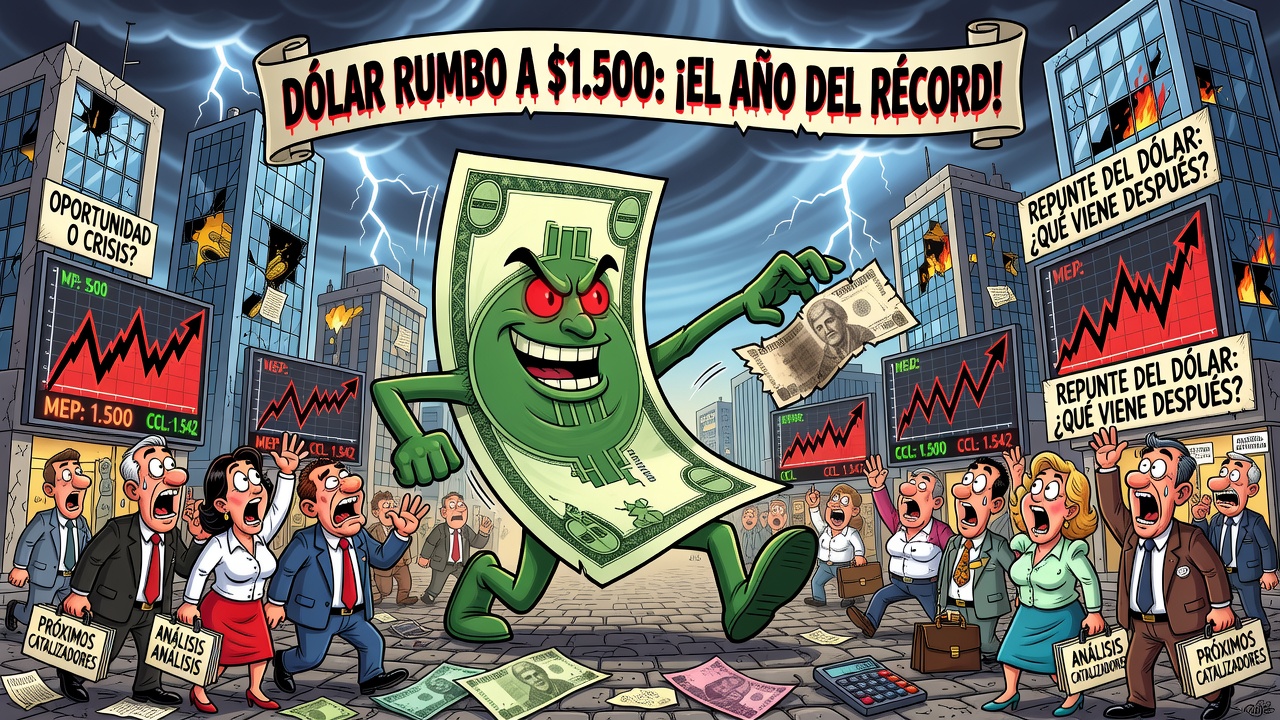 Image for El dólar ya roza los $1.500 y se encamina a cerrar el mes en su mayor valor del año