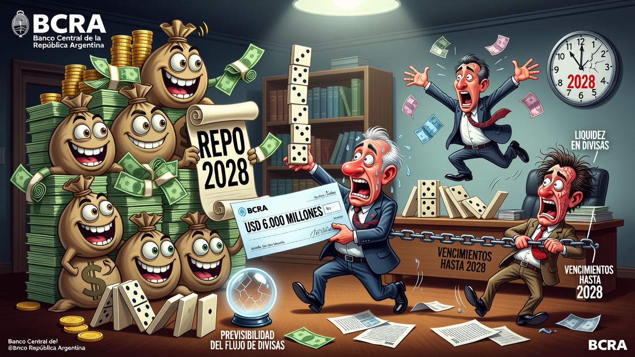 Image for BCRA refinanció USD 6.000 millones de REPO y extendió vencimientos hasta 2028