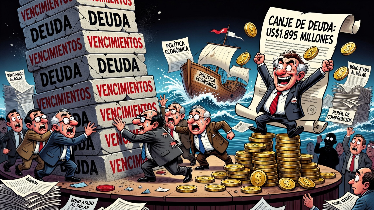 El Gobierno canjeó deuda por US$1.895 millones y extendió vencimientos
