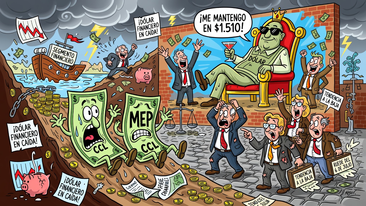 Image for El dólar CCL cayó 1,5% a $1.572 y el MEP operó cerca de $1.523