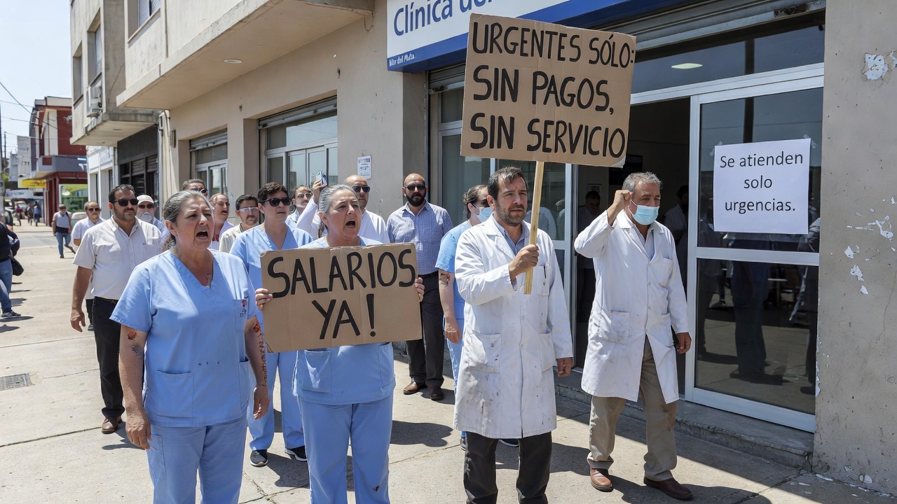 “Se atienden solo urgencias”: fuerte reclamo por la falta de pagos en una clínica de Mar del Plata