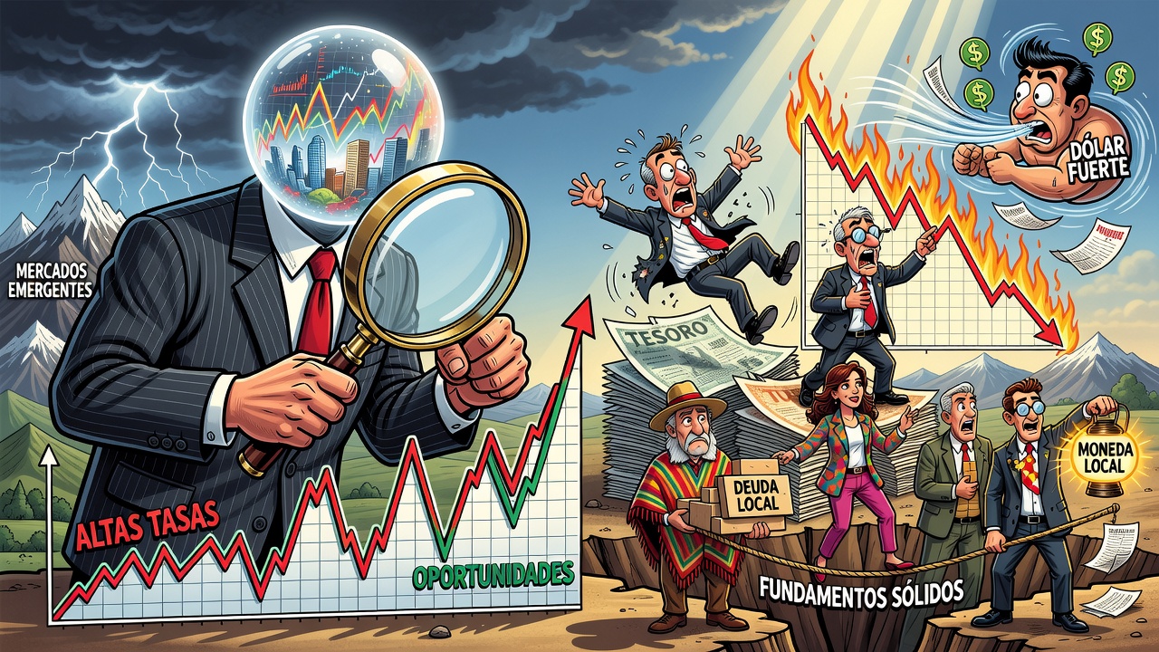 Image for BlackRock analiza régimen de tasas altas y oportunidades en deuda de mercados emergentes