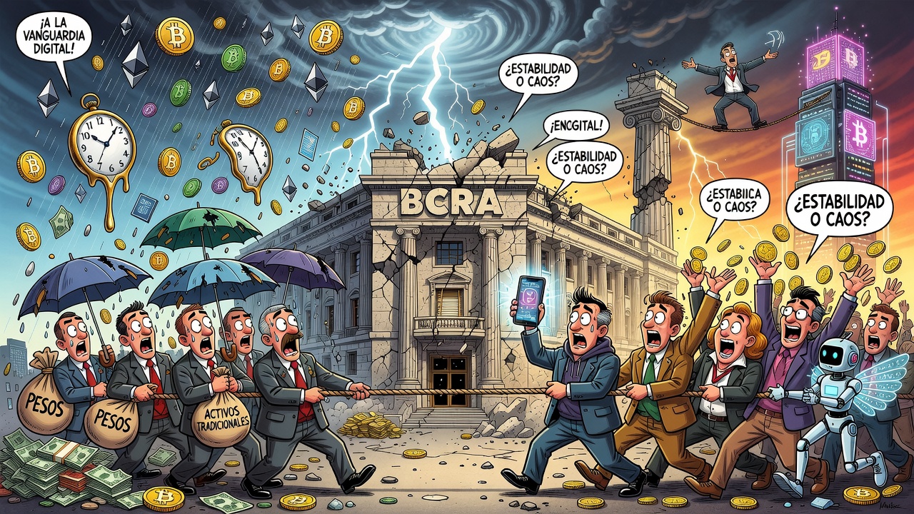 Argentina evalúa permitir que bancos operen con criptoactivos