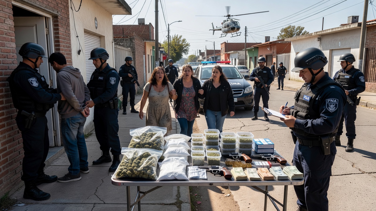 Prefectura desarticuló clan dedicado a la venta de drogas en Mar del Plata