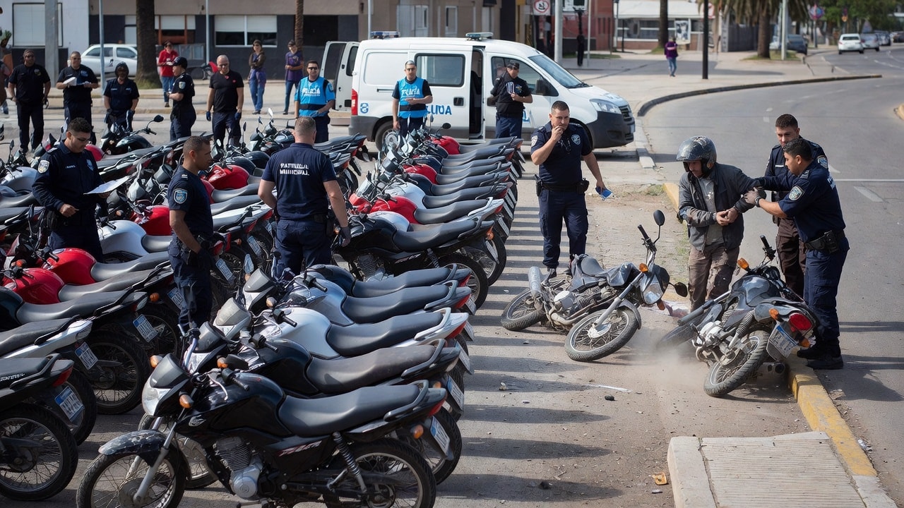 Secuestraron 363 motos en operativos de control en Mar del Plata durante agosto